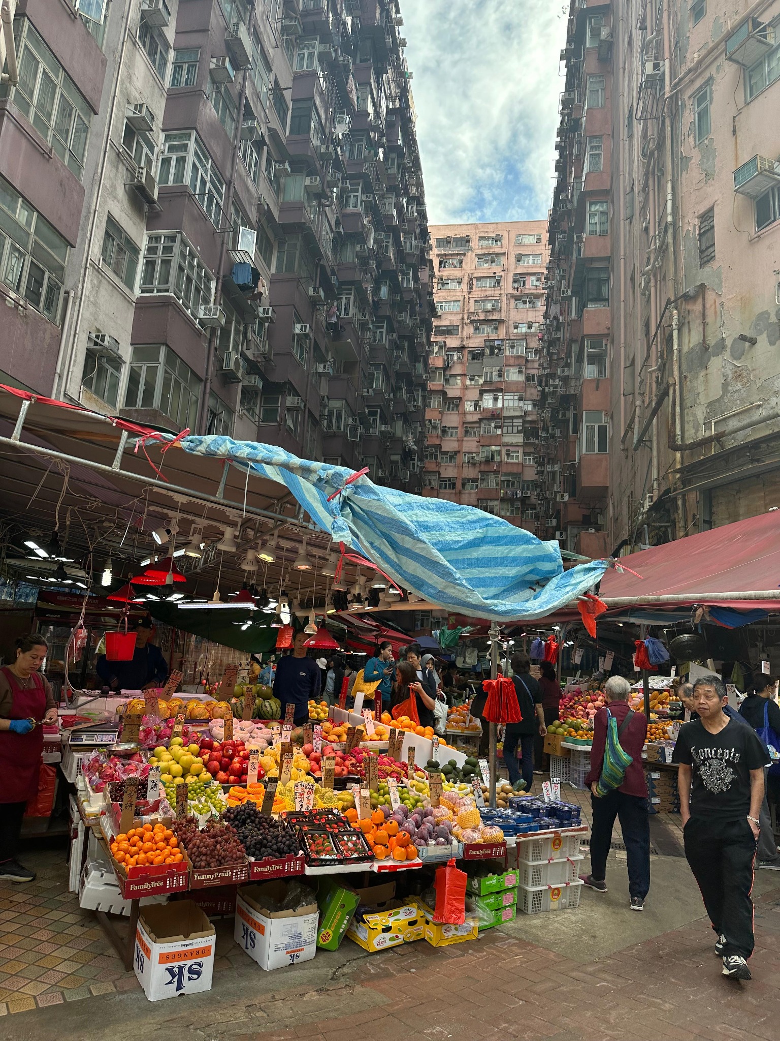 Fruit market a Hong Kong